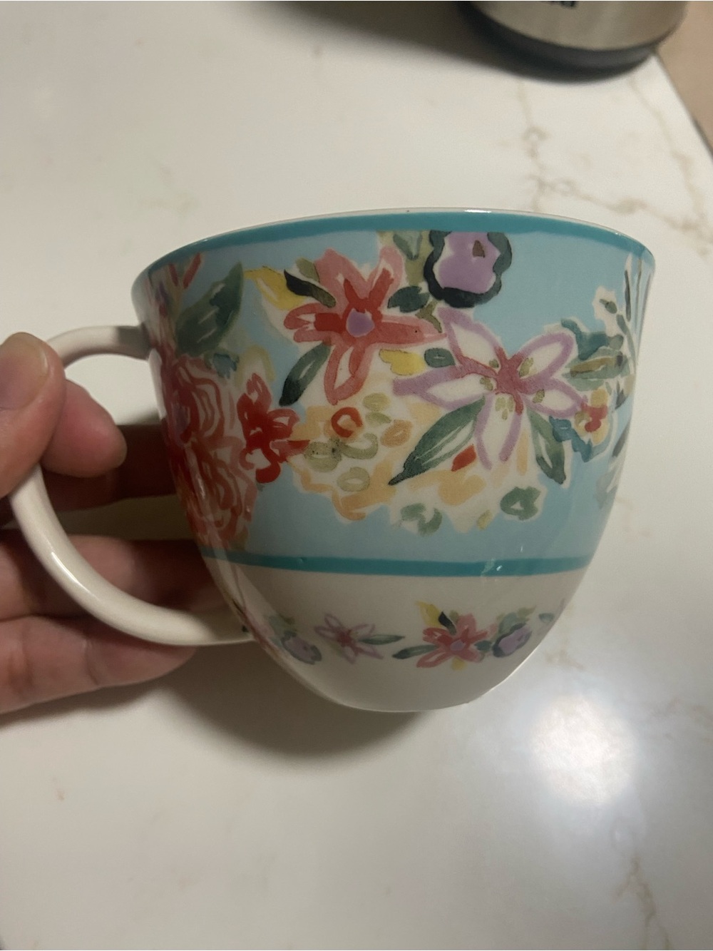 BARBARIAN x ANTHROPOLOGIE Floral Stoneware Coffee Cup *Replacement